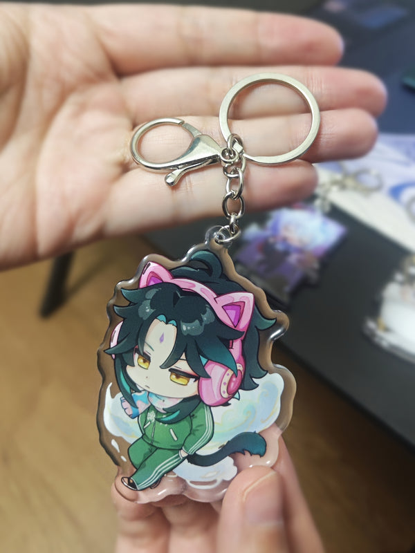 Xiao Casual - Genshin Impact Key Chain